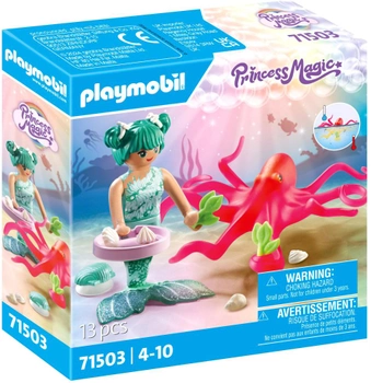 Zestaw figurek Playmobil Princess Magic Mermaid with Colour-Changing Octopus z akcesoriami 13 elementów (4008789715036)