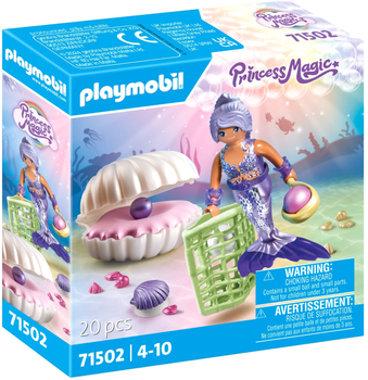 Figurka Playmobil Princess Magic Mermaid with Pearl Seashell z akcesoriami 10 cm (4008789715029)