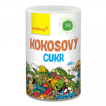 BIO Кокосовий цукор - Wolfberry 600 g (8594158038487)