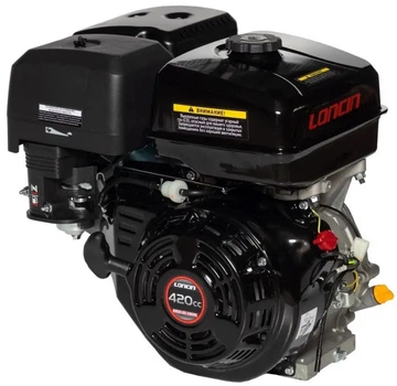 Двигатель бензиновый Loncin G420F (16 л.с., шпонка 25 мм, евро 5)