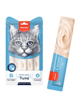 Рідкі ласощі Wanpy Creamy Lickable Treats Tuna для котів, з тунцем, 70 г