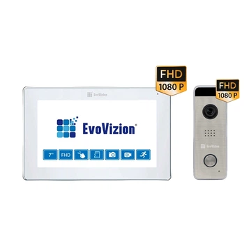 EvoVizion VP-1015FHD White (Wi-Fi) + DP-07FHD Комплект домофона