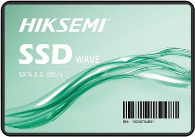 Dysk SSD Hiksemi WAVE(S) 480GB 2.5" SATAIII 3D NAND TLC (HS-SSD-WAVE(S)(STD)/480G/SATA/WW)