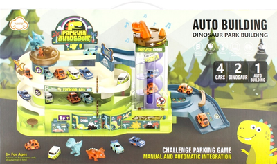 Ігровий набір Mega Creative Dinosaur Parking з машинками та аксесуарами (5908275189213)