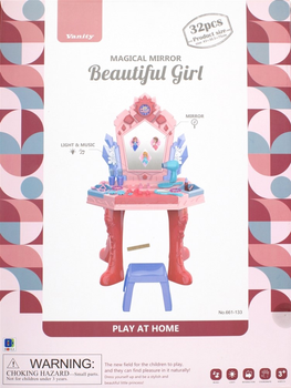 Toaletka Mega Creative Magical Mirror Beautiful Girl 32 elementa (5904335853476)