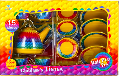 Zestaw kuchenny metalowy Mega Creative Childrens Tin Tea Role Play Fun (5904335857108)