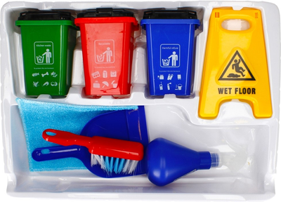 Zestaw do sprzątania Mega Creative Little Helper Sanitary Appliances Segregacja śmieci (5908275175117)