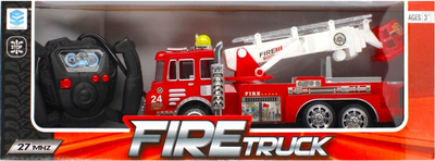 Wóz strażacki zdalnie sterowany Mega Creative Fire Truck Czerwony (5908275120827)