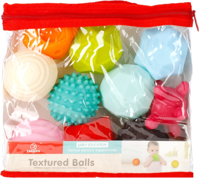 Zestaw piłek sensorycznych Mega Creative Textured Balls 10 szt (5908275182870)