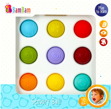 Tablica sensoryczna Bam Bam Sensory Balls (5904335829839)