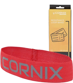 Резинка для фитнеса и спорта из ткани Cornix Loop Band XR-0137 5-7 кг Красная