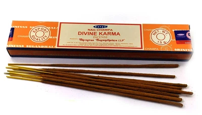 Благовоние Divine Karma Божественная Карма 15 гр Satya масала благовоние 33805