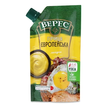 Гірчиця Європейська Верес 130 г х 16 шт
