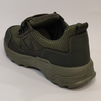 Тактичні кросівки літні Olive Classic (олива, зелені) нубук/сітка велика р. 45