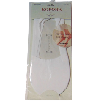 Подследники с силиконом Корона 36-41 белые 05045