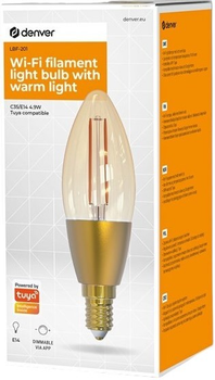 Розумна лампочка Denver Filament 1800-2700K (LBF-201)