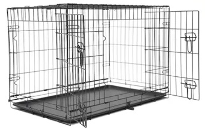 Buda dla psa Nordic Paws Wire cage black XL 107 x 70 x 77 cm (540058523586) (5400585235869)