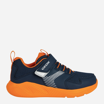 Підліткові кросівки для хлопчика Geox J26GBA0CE14-C0659 35 Темно-синій/Оранжевий (8050036982872)