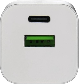 Мережевий зарядний пристрій everActive GaN SC-390Q 30W White