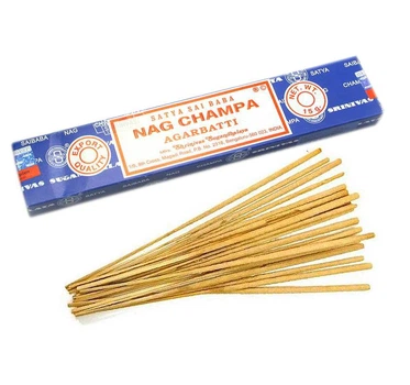 Пахощі Nag champa (Нагчампа) (15 gms) (Satya) пилкові пахощі 21799K