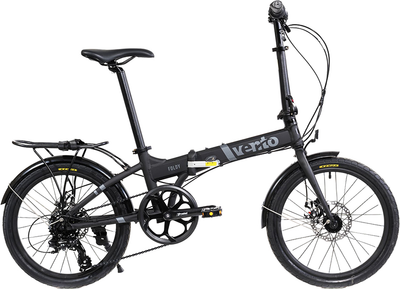 Велосипед Vento Foldy 20" uni 2022 Black Matt (118401)