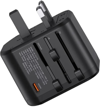 Мережевий зарядний пристрій Usams T59 Universal Travel Charger 20W Black (CC179TC01)
