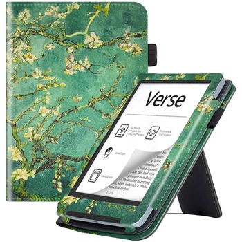 Чохол Galeo Vertical Leather Stand для Pocketbook 629 Verse / Pocketbook 634 Verse Pro Almond Blossom