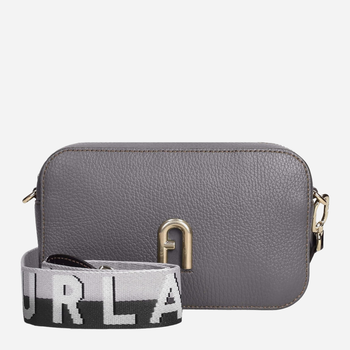 Torebka crossbody damska skórzana Furla Primula mini C.Body Webbing Strap WB00924BX03562758S90352758S Szara (8050597394671)