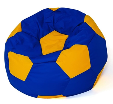 Крісло-мішок Go Gift Ball XL 120 см синьо-жовте (5905359294870)