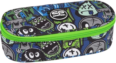 Пенал на молнии CoolPack Campus Monster Team с органайзером для ручек 23х9х5 см (F062824)