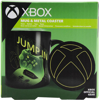 Zestaw prezentowy Paladone Xbox Mug and Metal Coaster (PP10613XB)