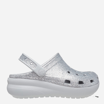 Дитячі крокси для дівчинки Crocs CR207834-SHIM 29-30 C12 Сріблясті (196265165001)