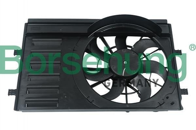 Вентилятор охолодження двигуна Borsehung B11503 Skoda Fabia, Rapid, Roomster; Seat Ibiza, Toledo, Cordoba; Volkswagen Polo, Jetta, Golf 6R0959455C, 6Q0959455AD, 6R0959455E