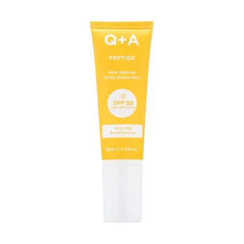 Антивозрастной солнцезащитный крем для лица Q+A Peptide Anti-Ageing Daily Sunscreen