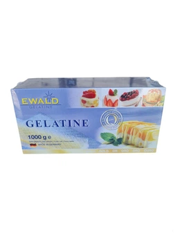 Желатин листовий ТМ EWALD 200 Блюм 1 кг