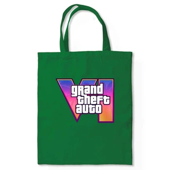 Сумка MD "GTA VI" 37х41 Зелений (MD-33-7148-40-16)