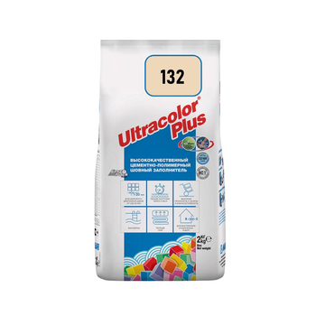 Фуга для швів Mapei Ultracolor Plus 132 бежевий 2кг