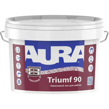 Акриловый лак для мебели Aura Triumf 90 глянцевый 2.5л