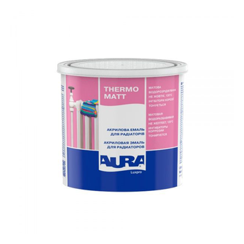 Акриловая эмаль для радиаторов Aura Luxpro Thermo Matt матовая 0.45л