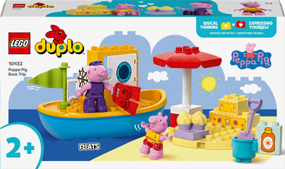 Конструктор LEGO DUPLO Морская прогулка Пеппы на лодке 23 детали (10432)