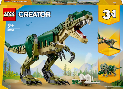Конструктор LEGO Creator 3-в-1 Тиранозавр 626 деталей (31151)