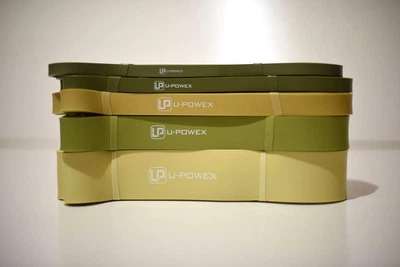 Набір гумок для підтягування U-Powex, петлі для підтягування різного навантаження, 5 шт з чохлом для зберігання (1705244211)
