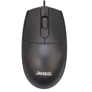 Миша дротова Jedel 230+ комп'ютерна для ПК/ноутбука 1000 DPI 1.2М класична Чорний