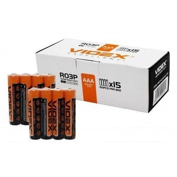 Батарейка Videx Super Heavy Duty Shrink AAA 60 шт/уп