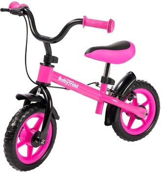 Rowerek biegowy BabyTrold Balance Bike Różowy (5704211720652)