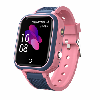 Детские смарт-часы PowerMe PowerWatch 7 Kiddy series IPS-дисплей 4G + GPS встроенные камера и микрофон Pink