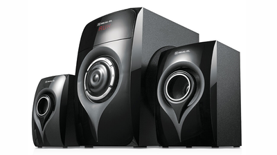 Колонки 2.1 REAL-EL M-370 Bluetooth (44Вт) black refurbished