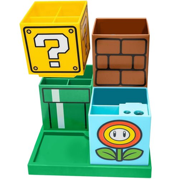 Organizer na artykuły papiernicze Paladone Super Mario Desktop Organizer (5056577713411)