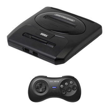 Набір Консоль Sega Mega Drive 2 MK-1631 Genesis USA Black Б/У + Геймпад Бездротовий 8BitDo 1 M30 2.4G 81CA