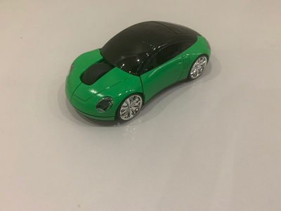 Беспроводная мышка машинка 800 dpi Green мышь